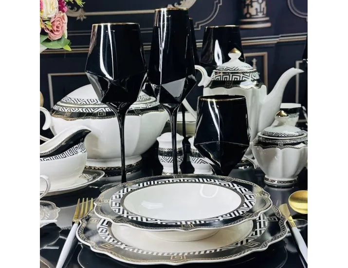 Обеденный сервиз на 6 персон 38 предметов Lenardi Изольда 205-478