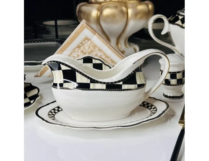 Соусник с блюдом 460 см Lenardi Тристан 205-489