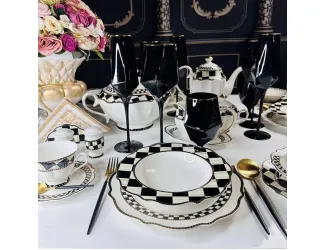 Обеденный сервиз на 6 персон 38прдеметов Lenardi Тристан 205-493