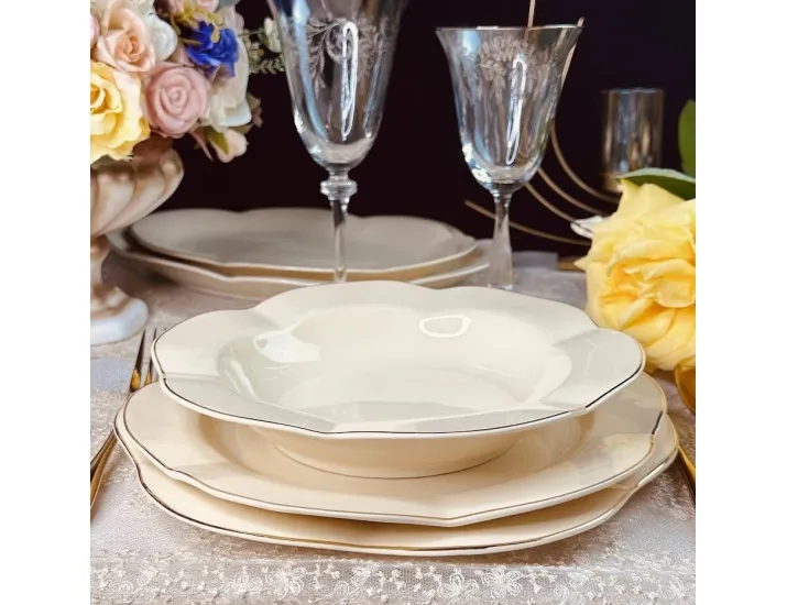 Набор из 6 глубоких тарелок 23см Lenardi Мираж 205-553