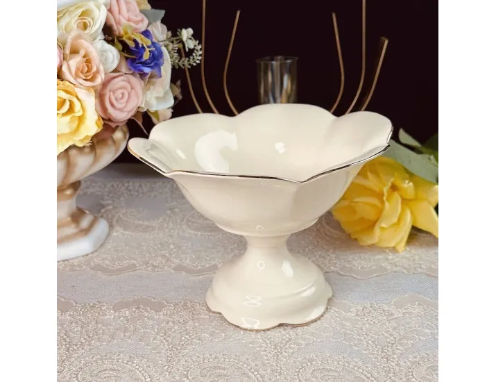 Конфетница 20см на ножке Lenardi Мираж 205-558