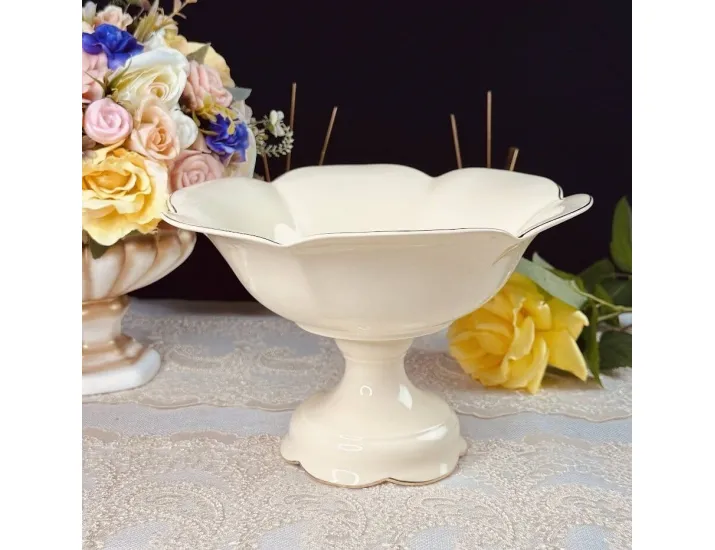 Фруктовница 30,5см на ножке Lenardi Мираж 205-560