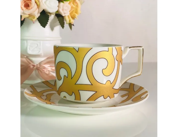 Набор чайных пар на 6 персон 12 предметов 230мл Lenardi 205-657