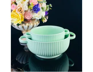 Салатник 19см с ручками Lenardi 205-796