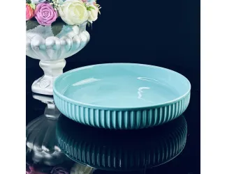 Салатник 24см Lenardi голубой 205-836