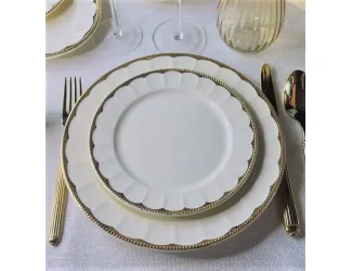 Набор из 6 тарелок 20,5см Lenardi Империал Золото 205-931