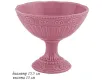 Конфетница на ножке 15,5см Lenardi Бавария розовый 110464