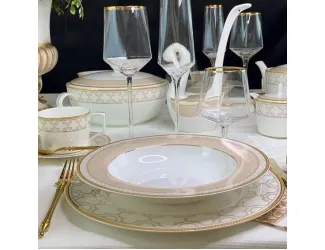 Набор тарелок суповых 6шт 23см Lenardi Жозефина 145-340