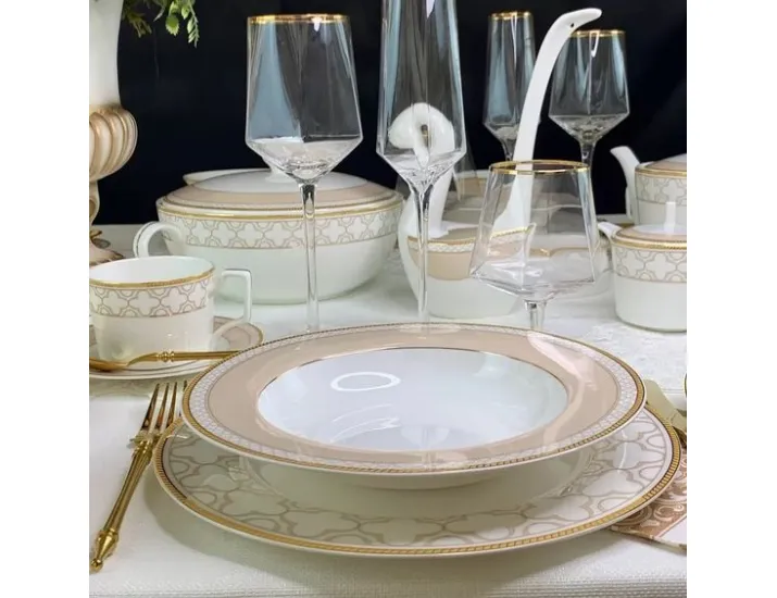 Набор тарелок суповых 6шт 23см Lenardi Жозефина 145-340