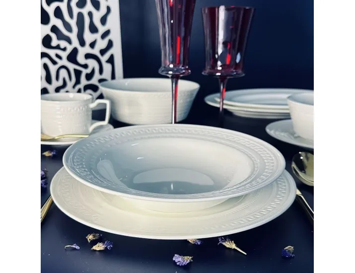 Набор из 6 глубоких тарелок 23см Lenardi Марсель 225-052