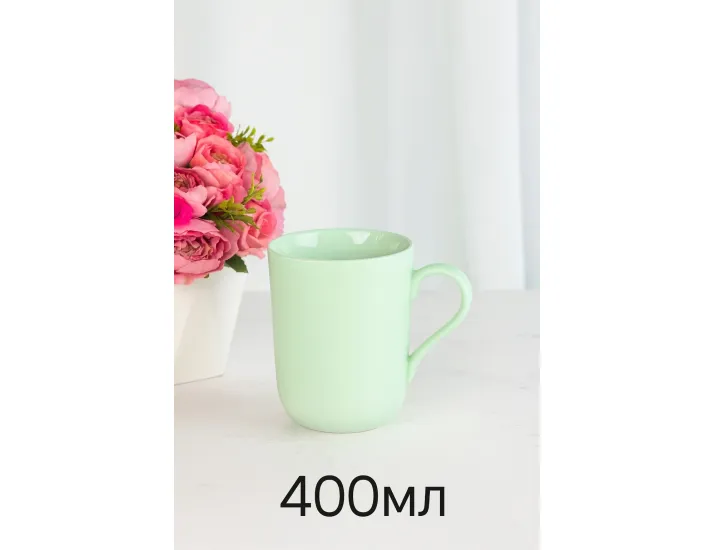 Кружка 400мл Lenardi 226-157 мятный