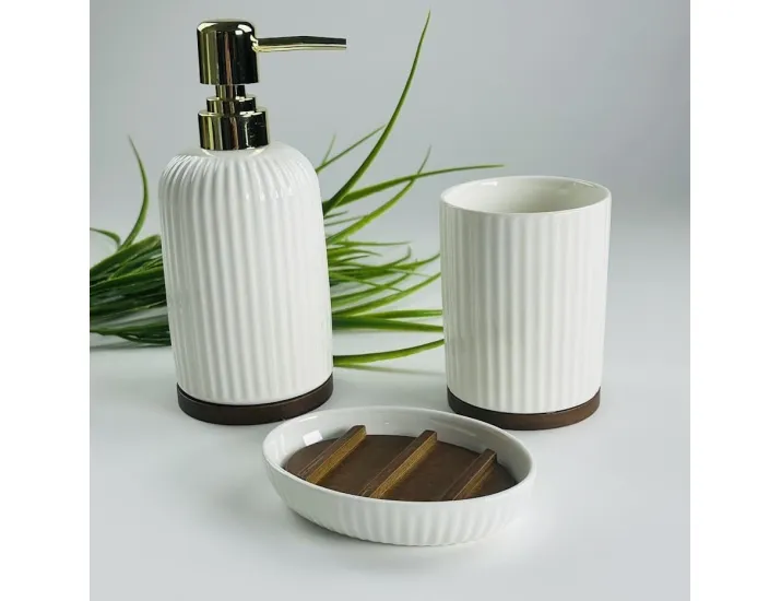 Ванный набор 3предмета Lenardi Tropical 235-033