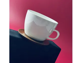 Бульонница 530мл с блюдцем Lenardi Tropical 235-067