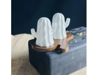 Набор солонок на подставке 2шт Lenardi Tropical Кактус 235-096