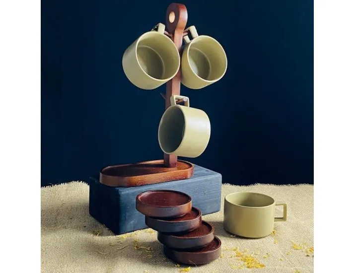 Чайный набор 8предметов 250мл Lenardi Tropical 235-110