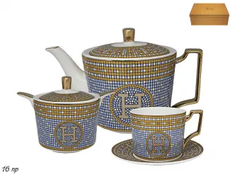 Чайный сервиз на 6 персон 14 предметов Lenardi Hermes 244-006