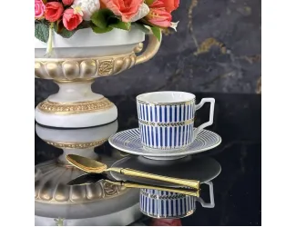 Набор кофейных пар на 6 персон 12 предметов 130мл Lenardi 244-035