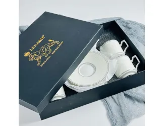 Набор кофейных пар на 6 персон 12 предметов 130мл Lenardi 244-055