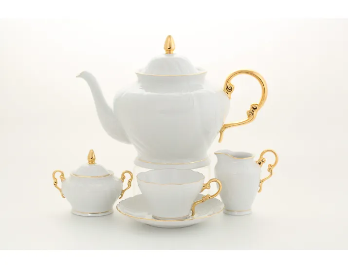 Сервиз чайный 15 предметов 6 персон Leander Эла декор 2604