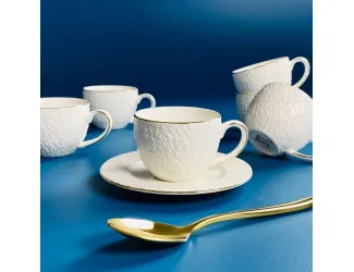 Набор кофейных пар на 6 персон 12 предметов 110мл Lenardi 305-097