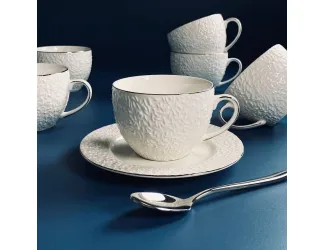 Набор чайных пар на 6 персон 12 предметов 270мл Lenardi 305-099