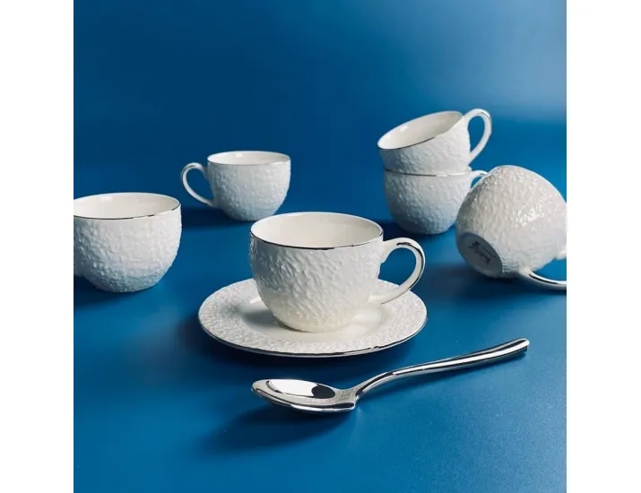 Набор кофейных пар на 6 персон 12 предметов 100мл Lenardi 305-100