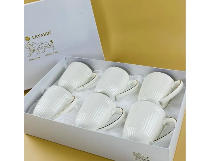 Набор из 6 кружек 400мл Lenardi 305-113