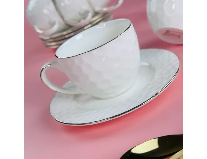 Набор кофейных пар на 6 персон 12 предметов 115мл Lenardi 305-117