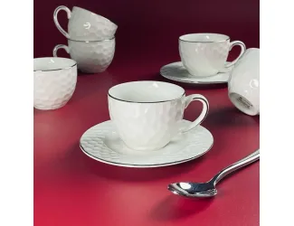 Набор кофейных пар на 6 персон 12 предметов 115мл Lenardi 305-120