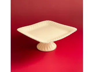 Квадратная фруктовница 32см на ножке Lenardi Жозе 305-132