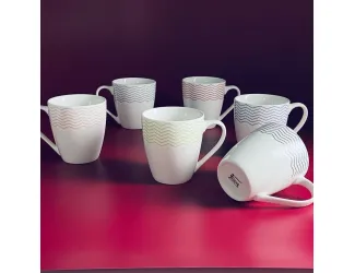 Набор из 6 кружек 380мл Lenardi 305-146