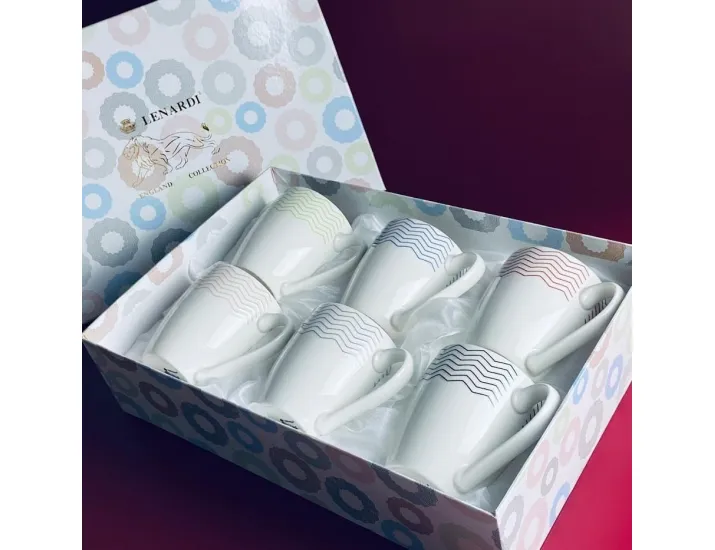 Набор из 6 кружек 380мл Lenardi 305-146