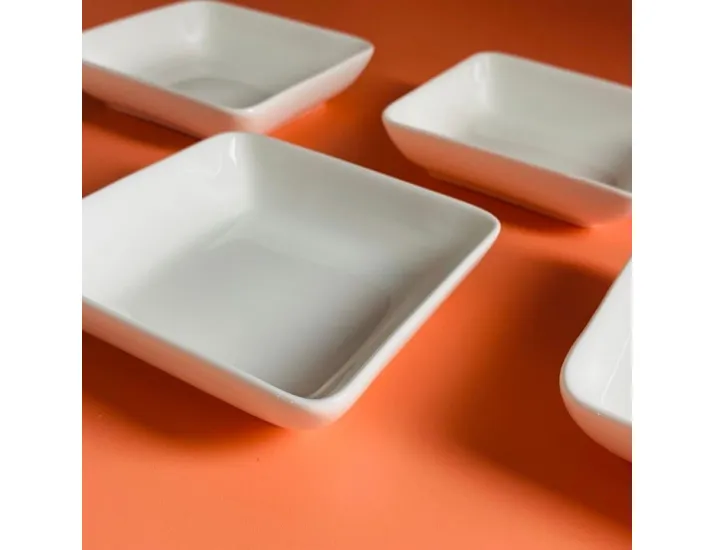 Набор из 6 квадратных блюд 10см Lenardi Романо 305-154