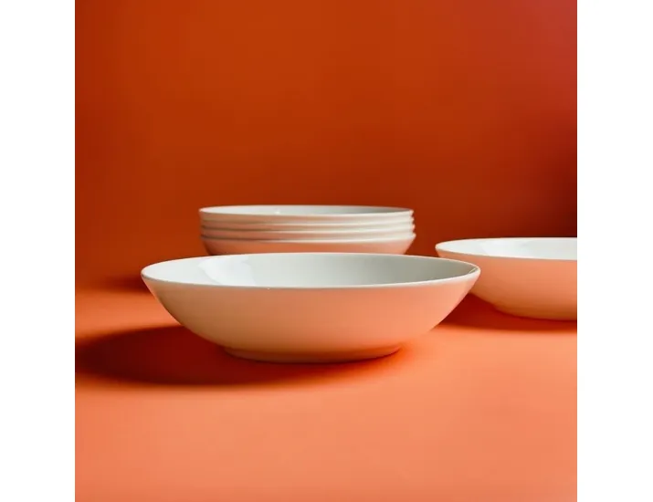 Набор из 6 тарелок глубоких 20,5см Lenardi Романо 305-160