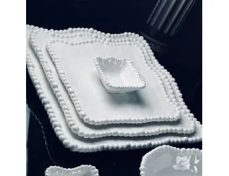 Квадратное блюдо 35,5см Lenardi Маринет 305-241