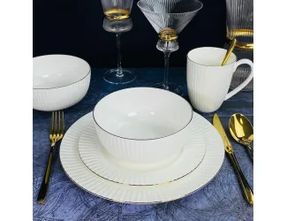 Обеденный сервиз на 6 персон 24предмета Lenardi 305-333