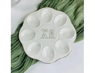 Пасхальное блюдо для яиц 24см Lenardi 305-363