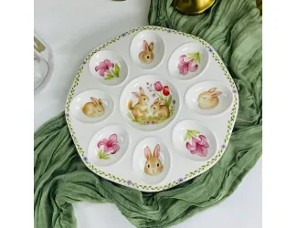 Пасхальное блюдо для яиц 24см Lenardi 305-367