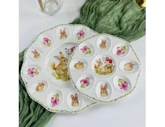 Пасхальное блюдо для яиц 24см Lenardi 305-367