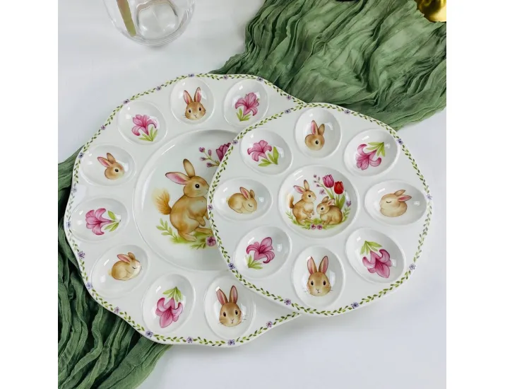 Пасхальное блюдо для яиц 24см Lenardi 305-367