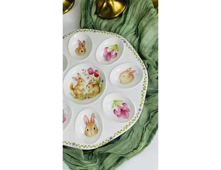 Пасхальное блюдо для яиц 24см Lenardi 305-367