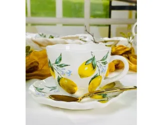 Чайный набор 12предметов 300мл Lenardi Лимоны 305-491