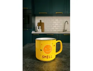 Кружка 380мл с ложкой Lenardi 315-020