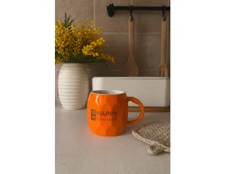 Кружка 400мл Lenardi 315-022 оранжевый