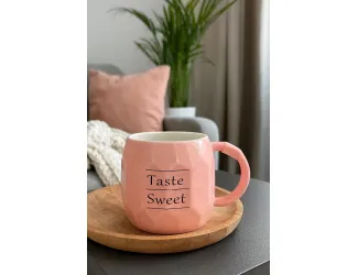 Кружка 400мл Lenardi 315-025 розовая