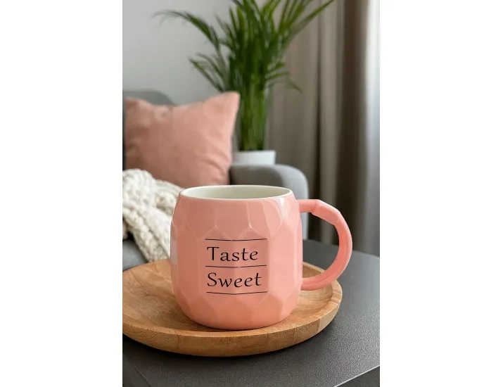 Кружка 400мл Lenardi 315-025 розовая