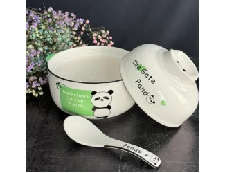 Набор салатник 950мл, салатник/крышка 450мл и ложка 315-062