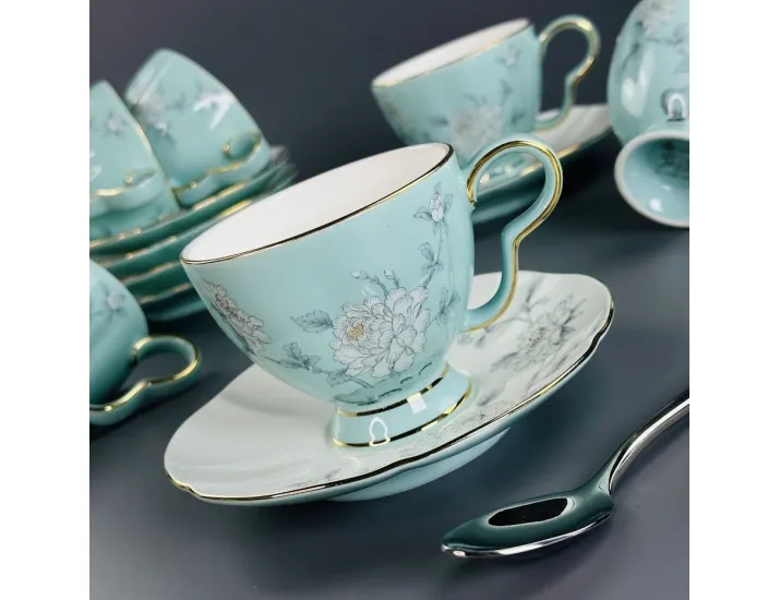 Чайный набор 12предметов 220мл Lenardi Sabrina 555-128