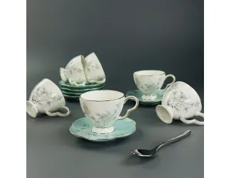 Кофейный набор 12предметов 140мл Lenardi Sabrina 555-129