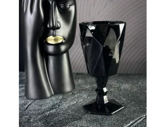 Набор бокалов для вина 6шт 280мл Lenardi 583-001 чёрный